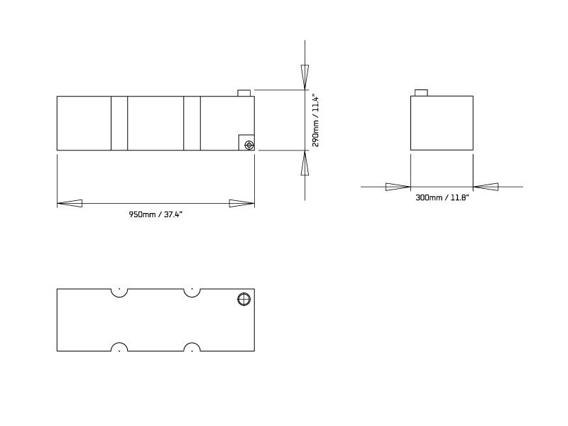 Water tank 67L