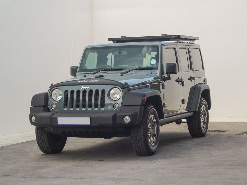 JEEP WRANGLER JKU 4 DOOR (2007-2018) EXTREME 1/2 ROOF RACK KIT - BY FRONT RUNNER