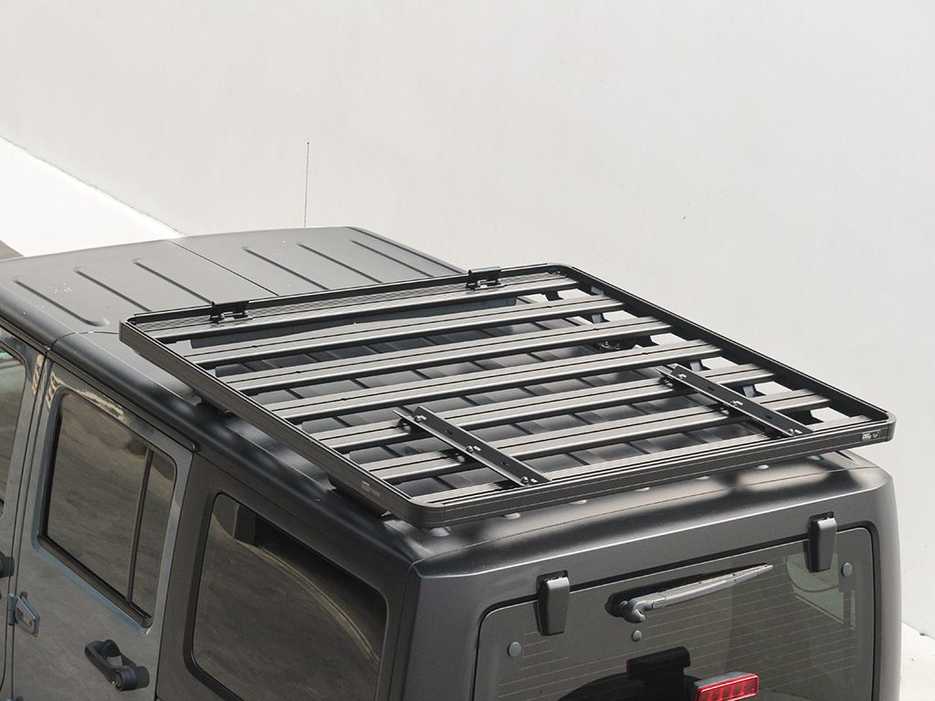 JEEP WRANGLER JKU 4 DOOR (2007-2018) EXTREME 1/2 ROOF RACK KIT - BY FRONT RUNNER