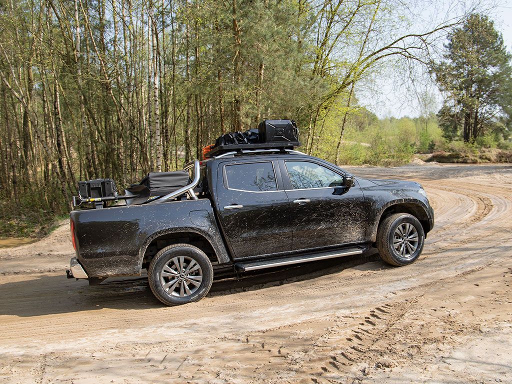 MERCEDES X-CLASS W/MB STYLE BARS (2017-CURRENT) SLIMLINE LL LOAD BED RACK KIT